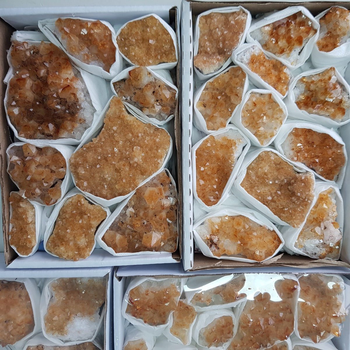 Citrine Cluster Tray - SM Citrine Cluster Tray - SM
